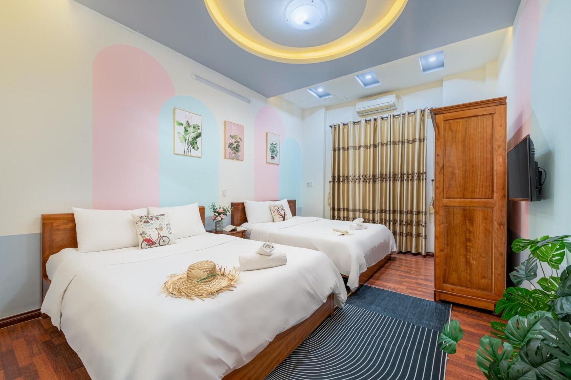 Hm Villa - Free Pick-Up My Khe Beach Da Nang Luaran gambar