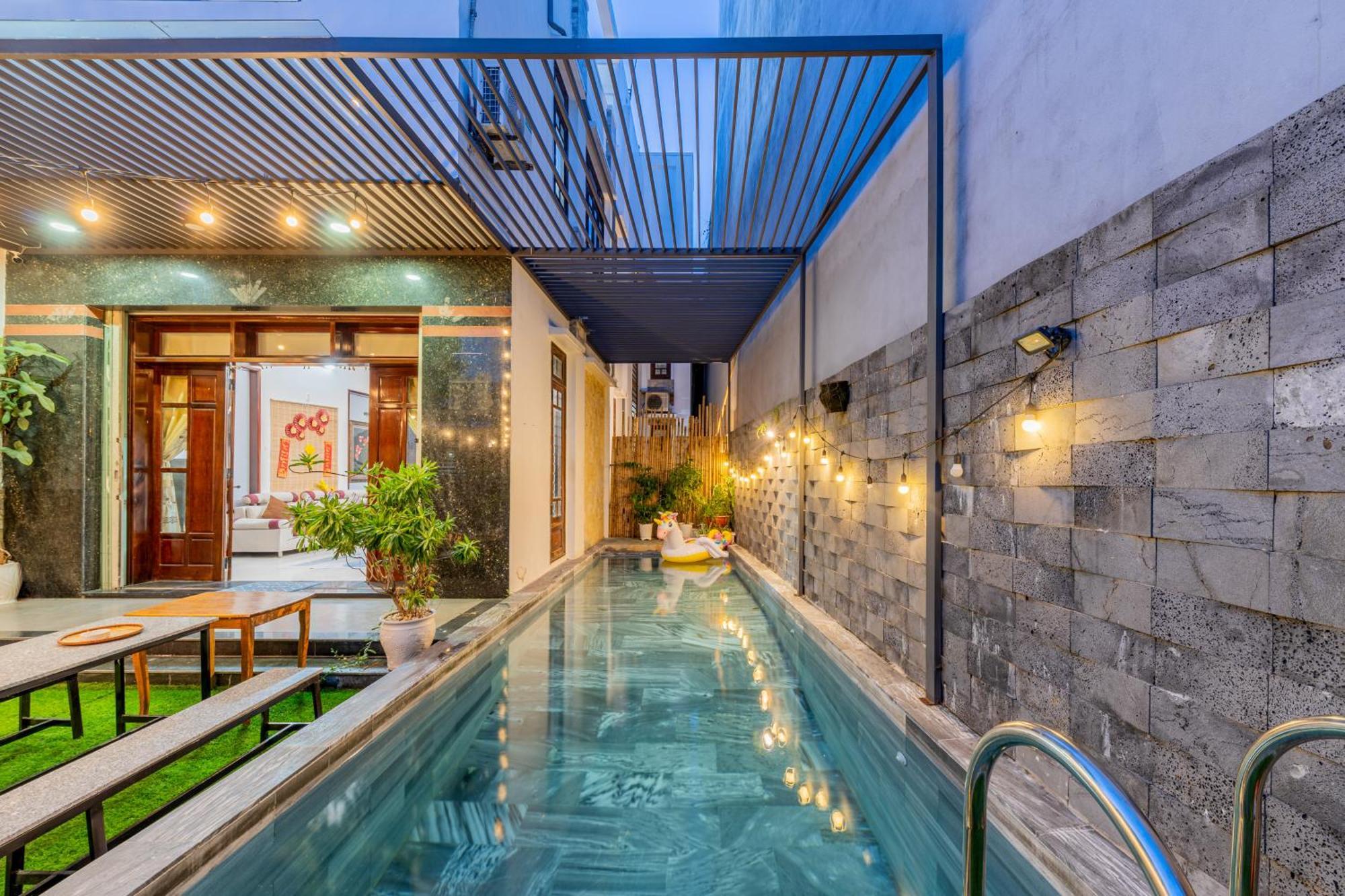 Hm Villa - Free Pick-Up My Khe Beach Da Nang Luaran gambar